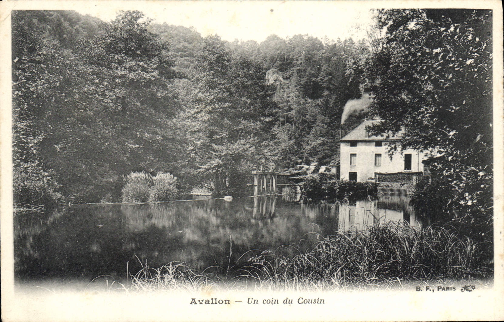 CPA Avallon Un coin du Cousin 