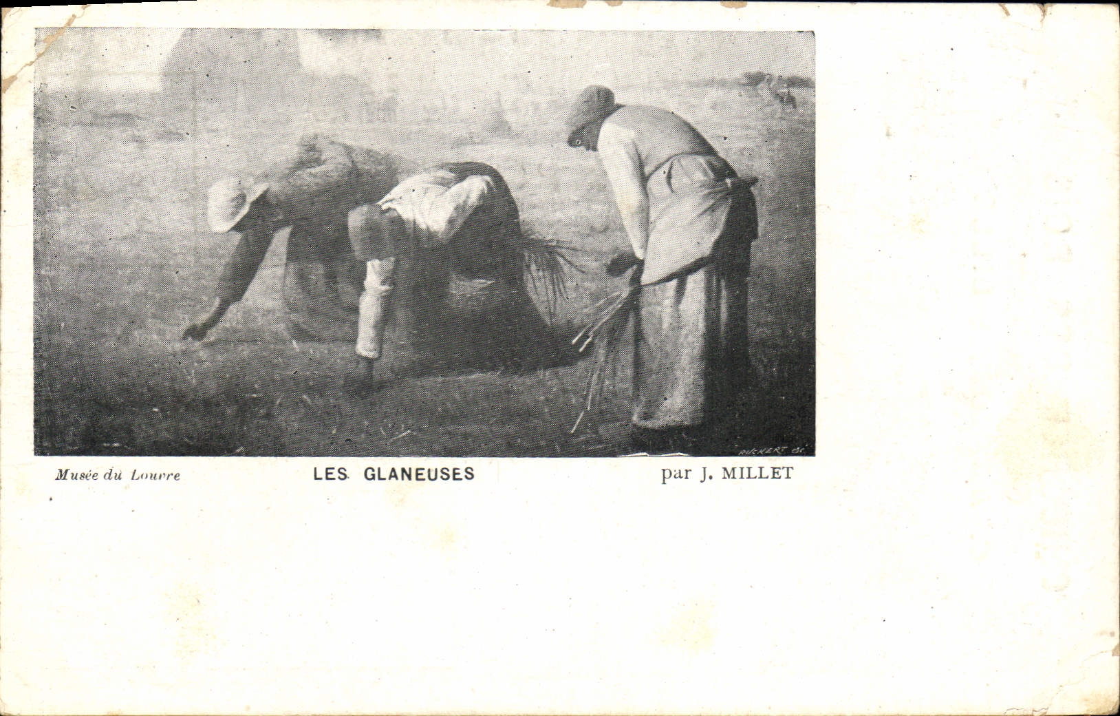 CPA Musee du Louvre Les Glaneuses 