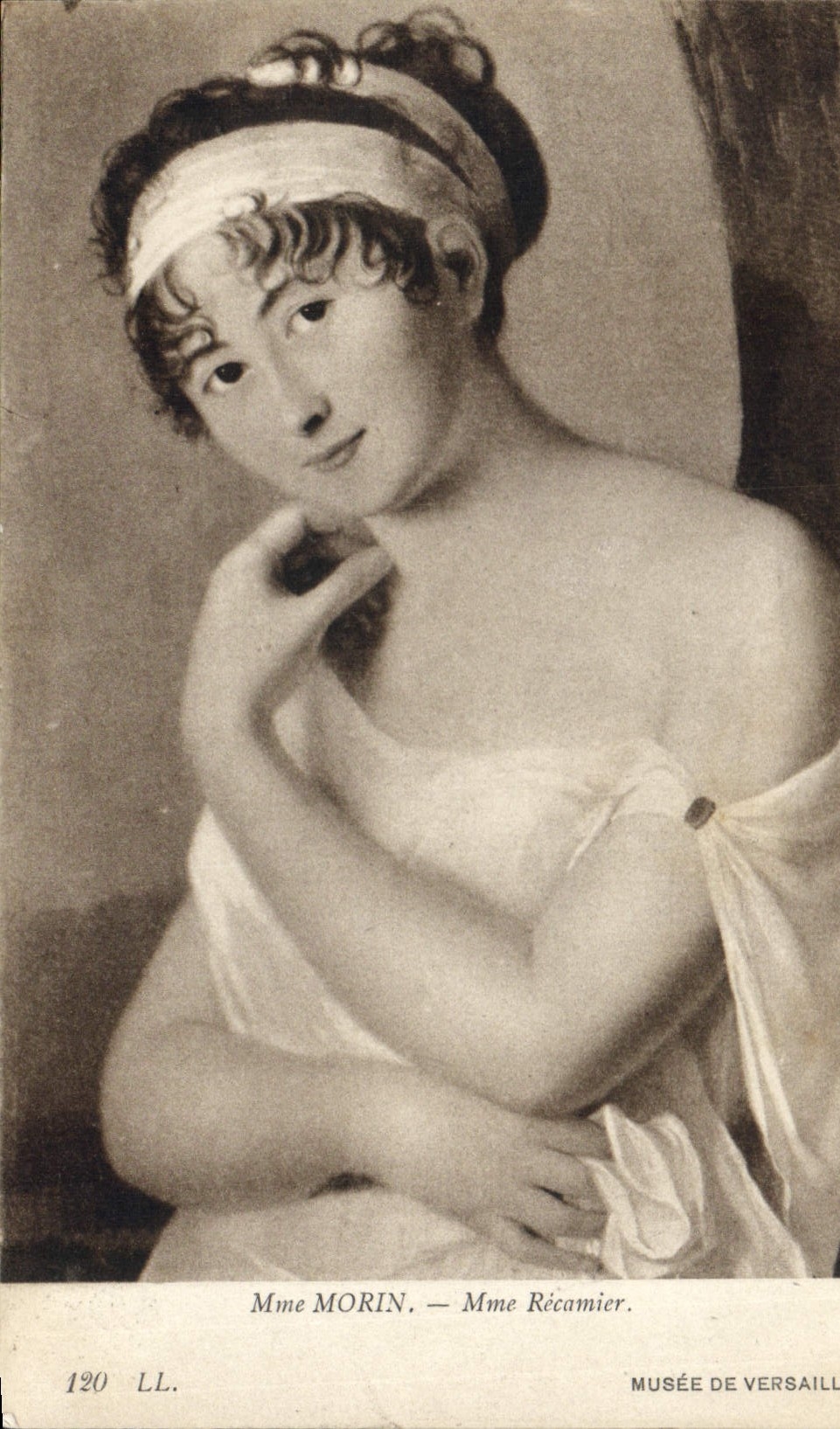 CPA Mme Morin Mme Recamier Musee du Versailles 