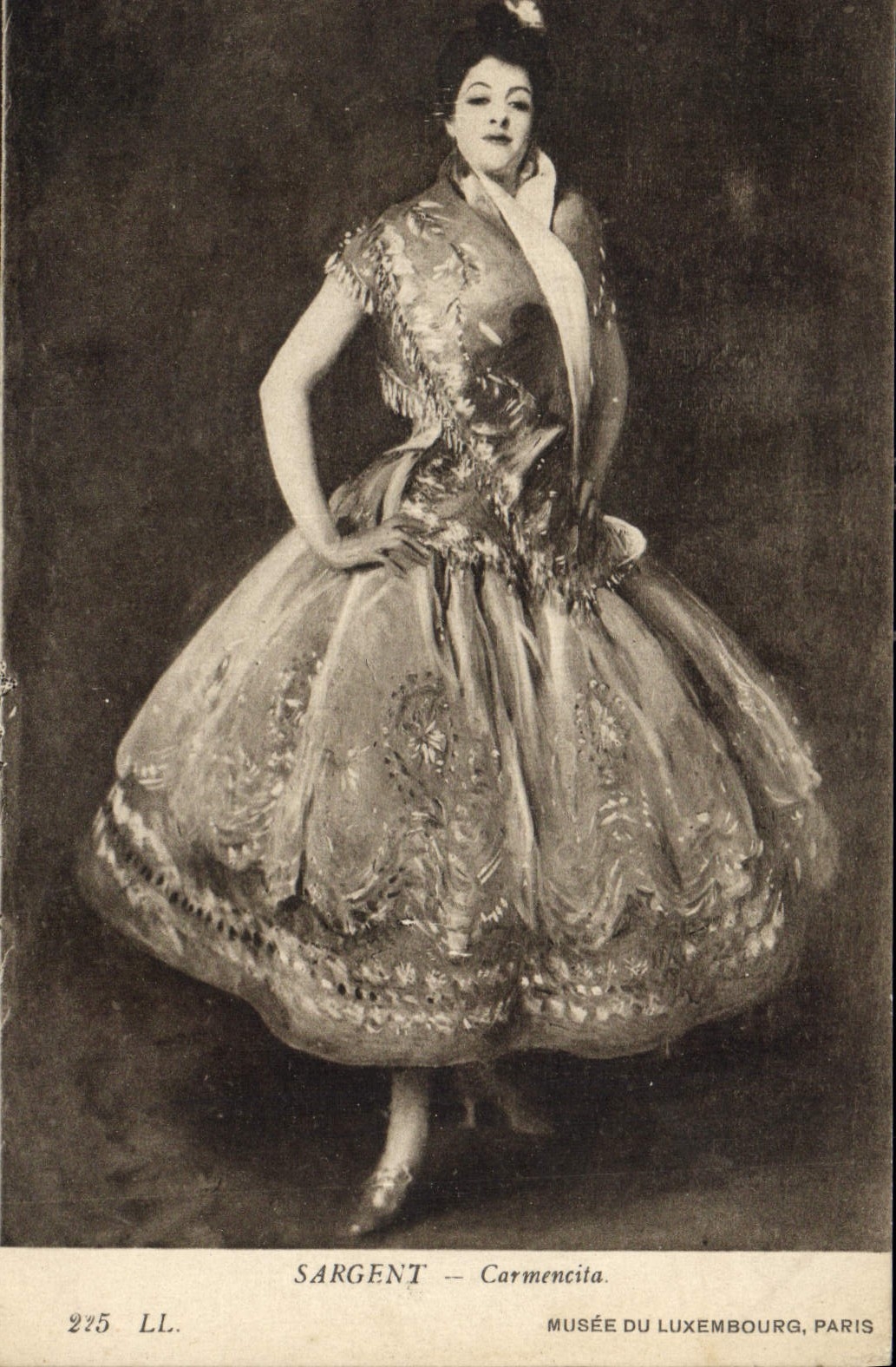 CPA Sargent Carmencita Musee du Luxembourg Paris 