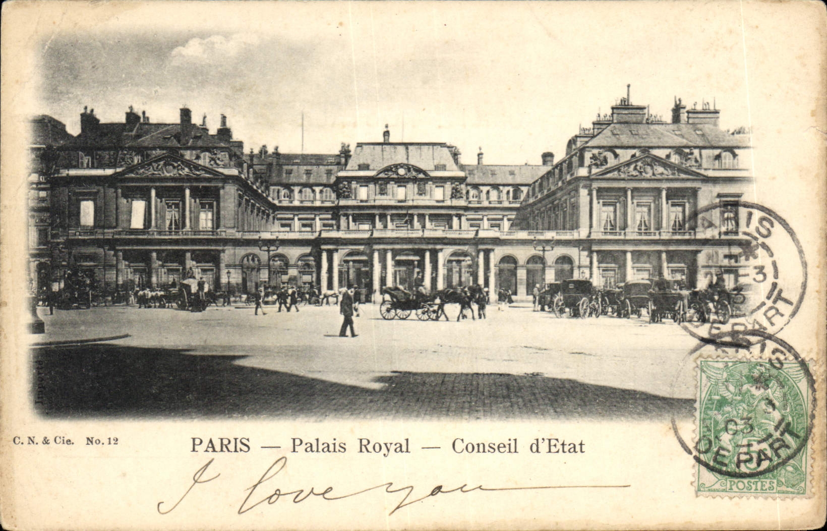 CPA Paris Palais Royal Conseil d'Etat 