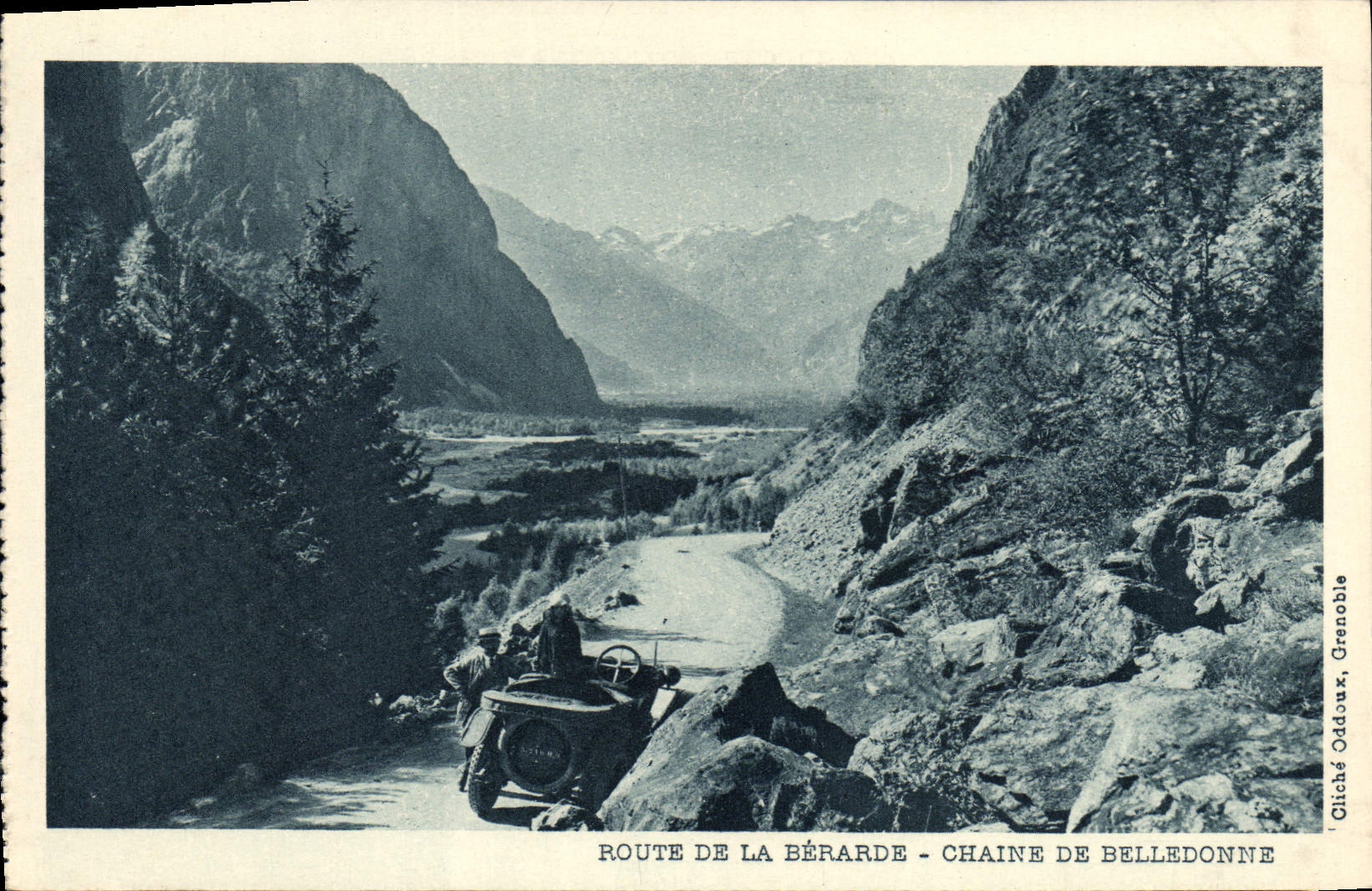 CPA Route de la Berarde Chaine de Belledonne 