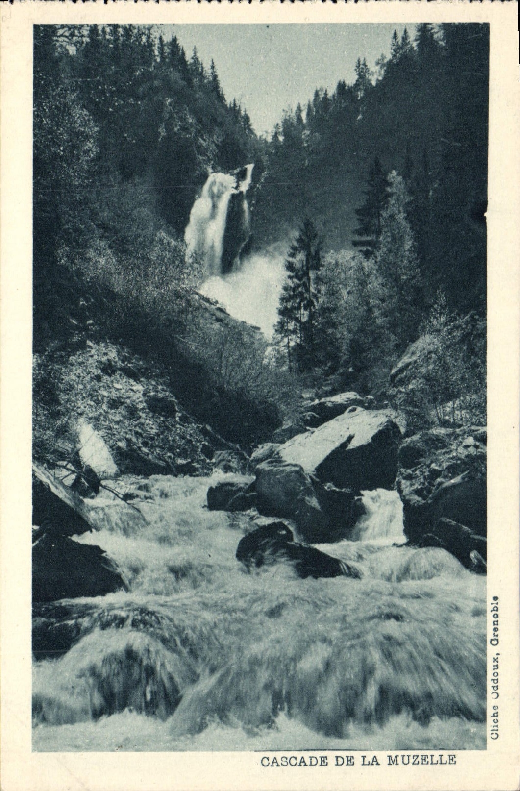 CPA Cascade de la Muzele 