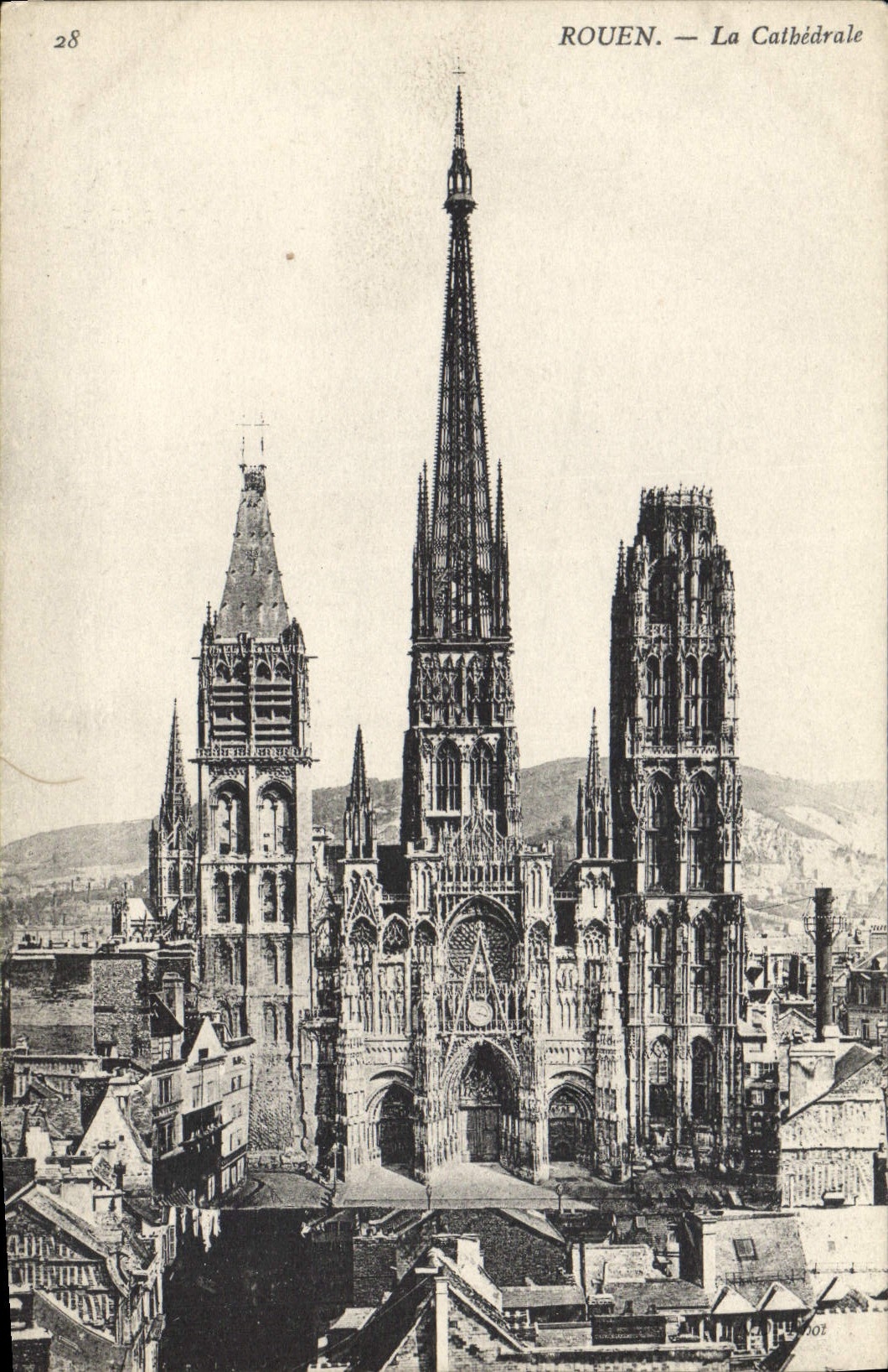 CPA Rouen La Cathedrale 
