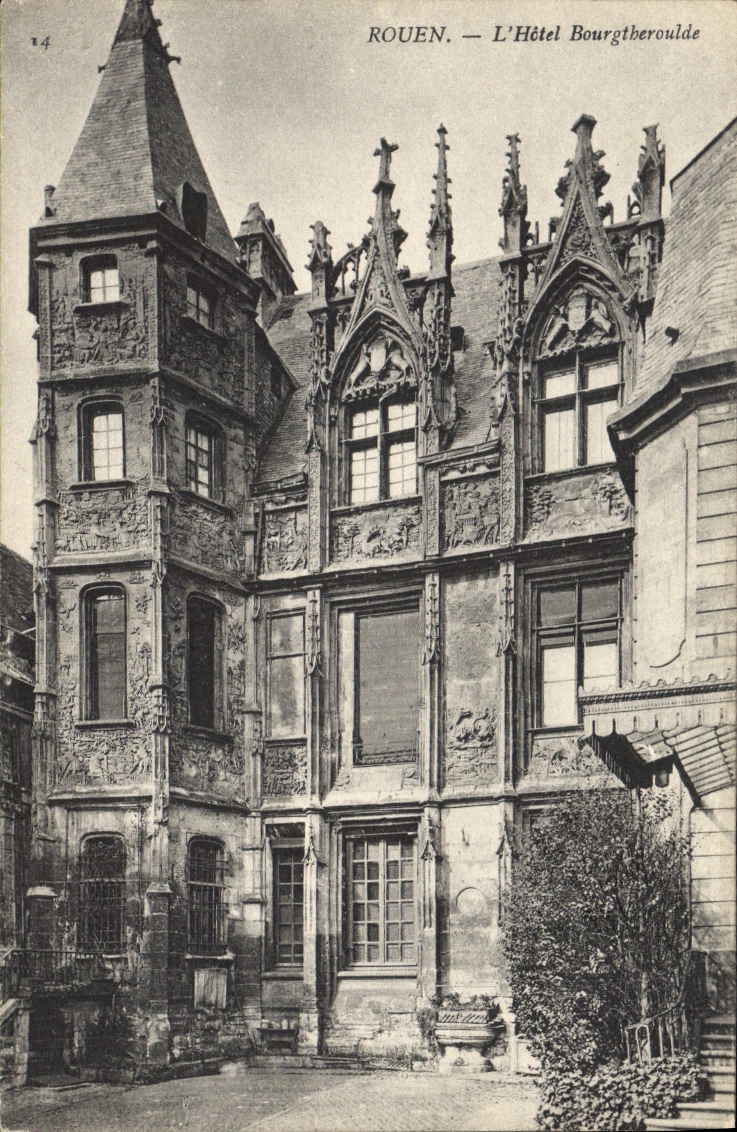 CPA Rouen L'Hotel Bourgtheroulde 
