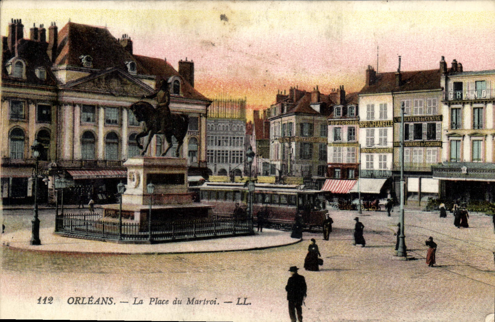 CPA Orleans La Place du Martroi 
