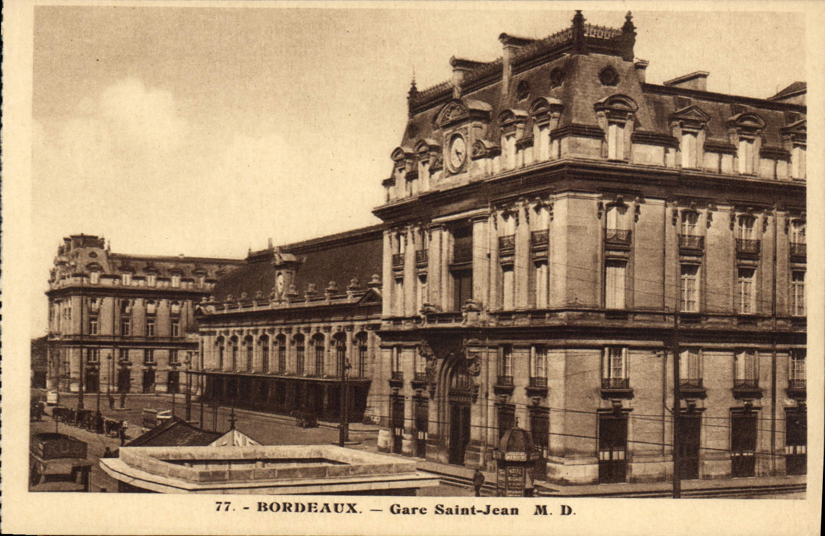 CPA Bordeaux Gare Saint Jean 