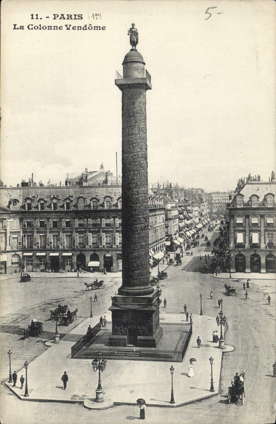 CPA Paris La Colonne Vendome 