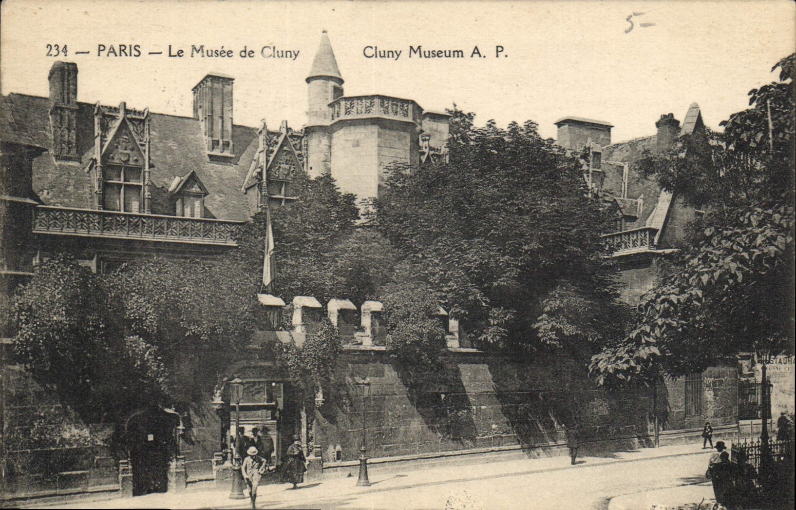 CPA Paris Le Musee de Cluny 