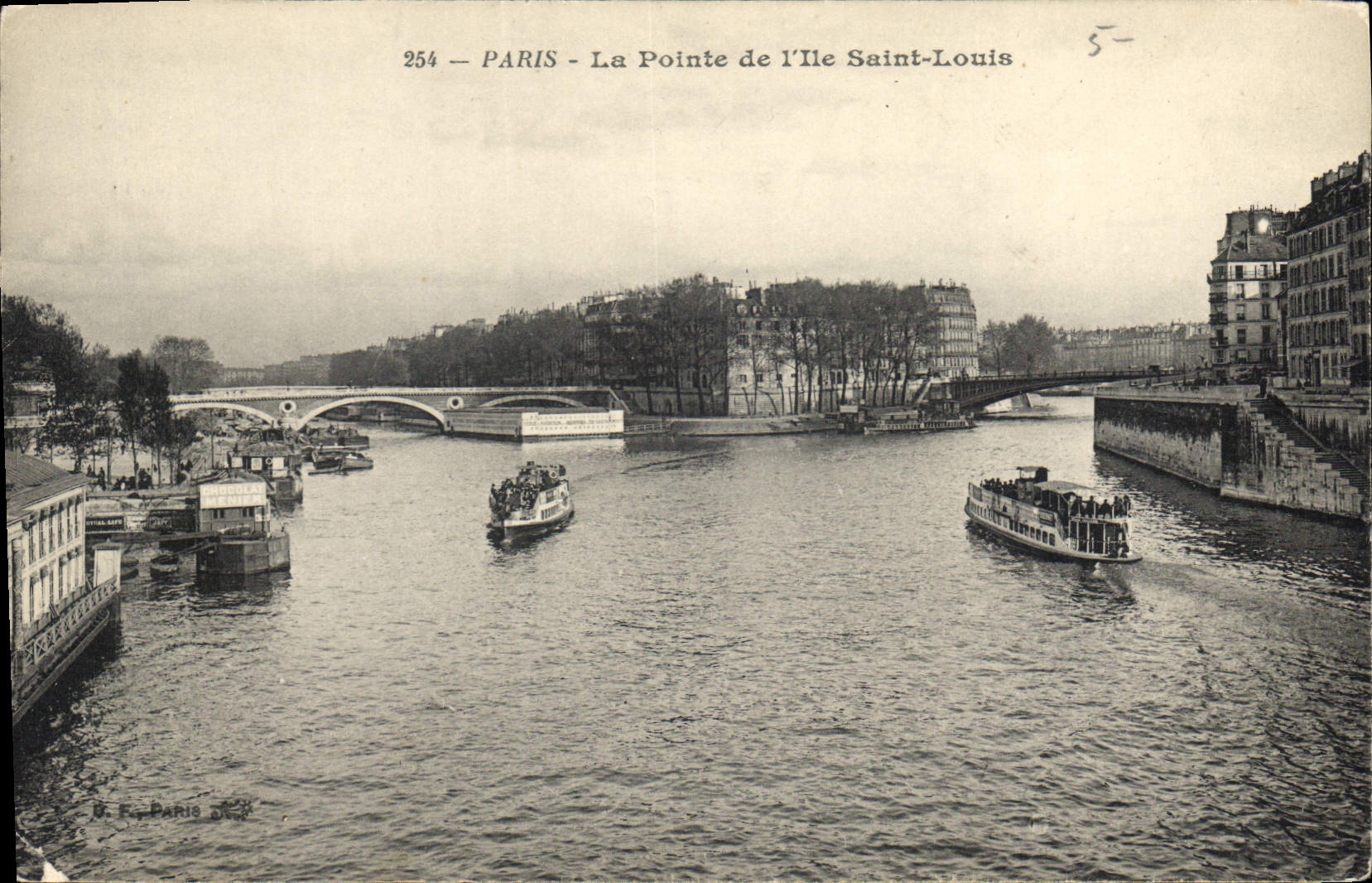 CPA Paris La Pointe de L'Ile Saint Louis 