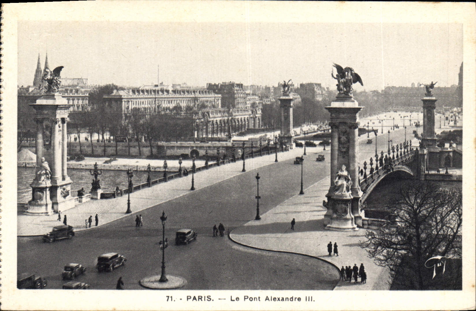 CPA Paris Le Pont Alexandre III 