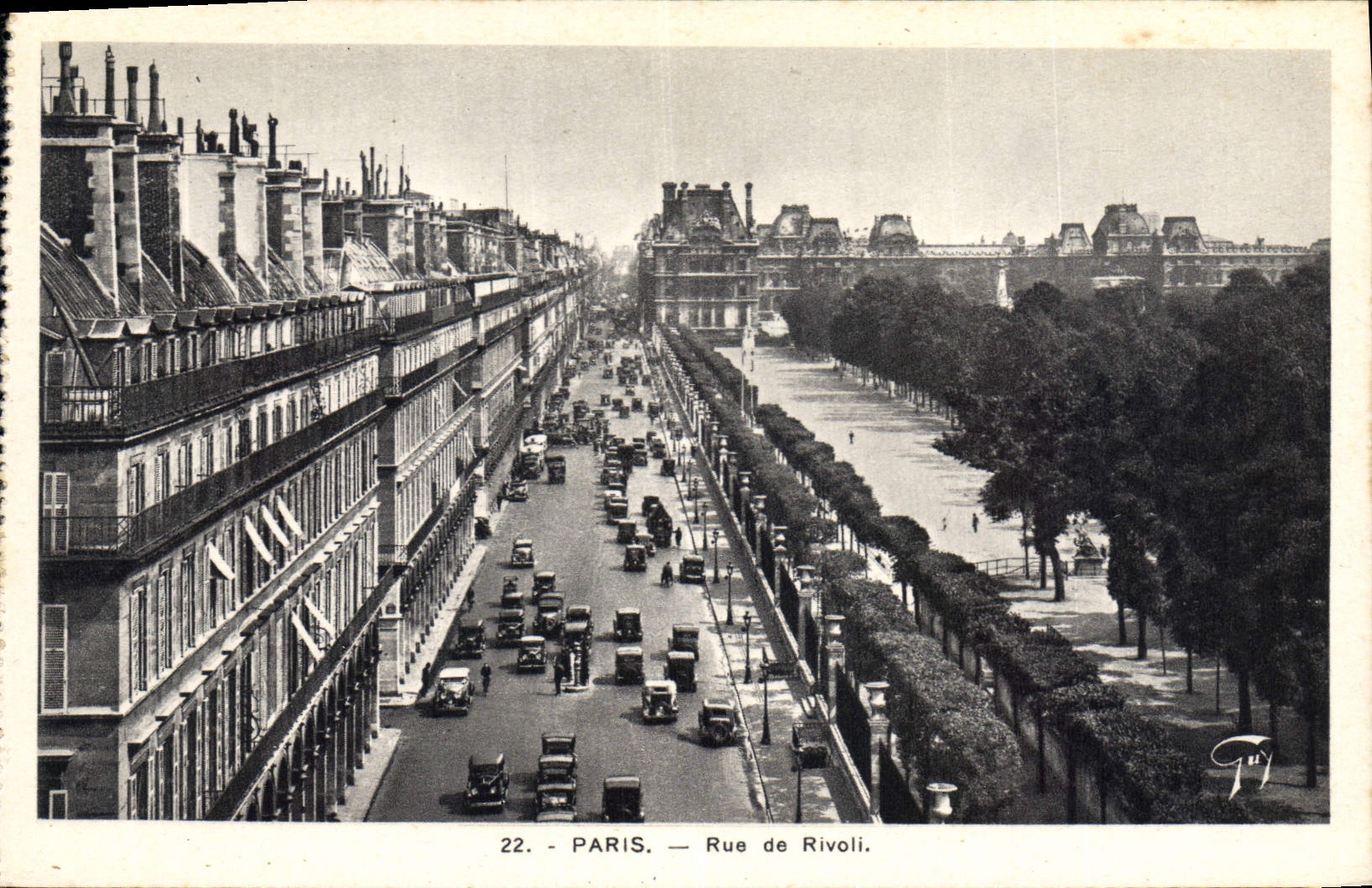 CPA Paris Rue de Rivoli 