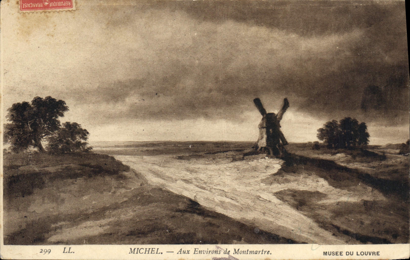 CPA Michel Aux Environs de Montmartre Musee du Louvre