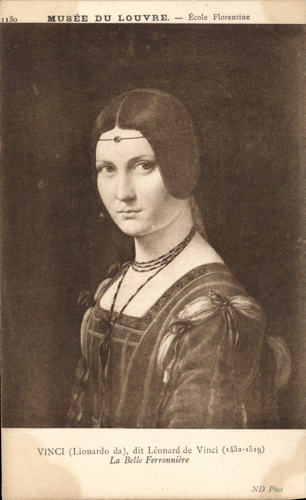 CPA Musee du Louvre Ecole Florentine Vinci Lionardo da