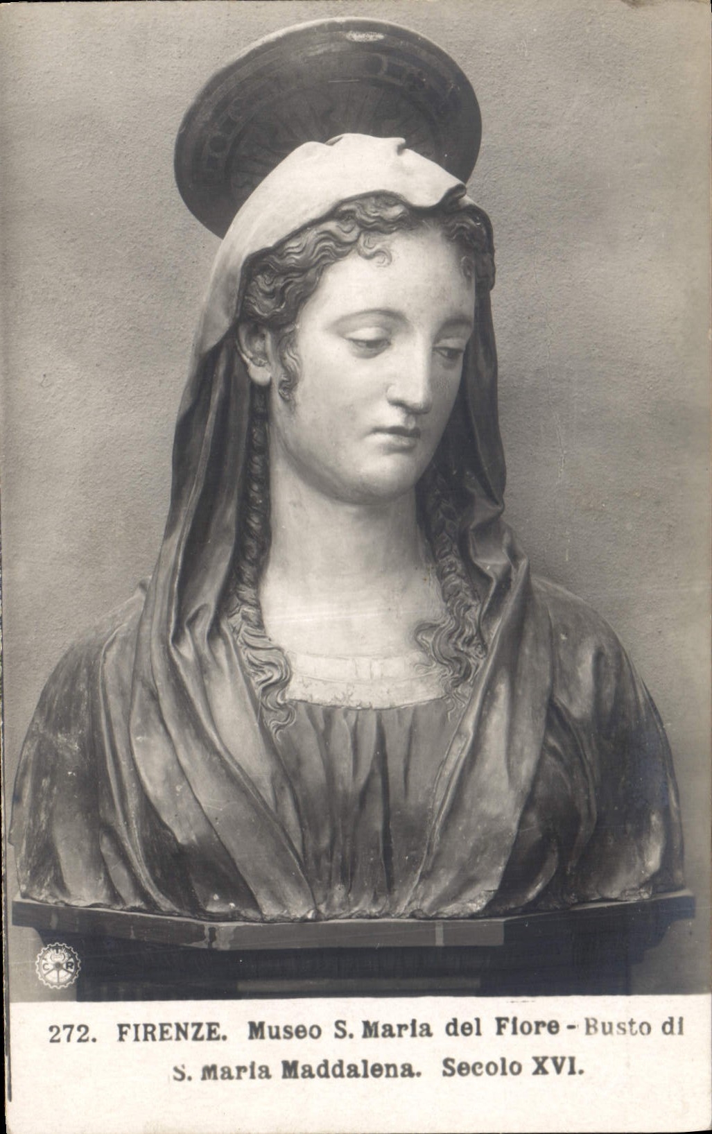 CPA Firenze Museo S Maria del Fiore Busto di S Maria Maddalena 