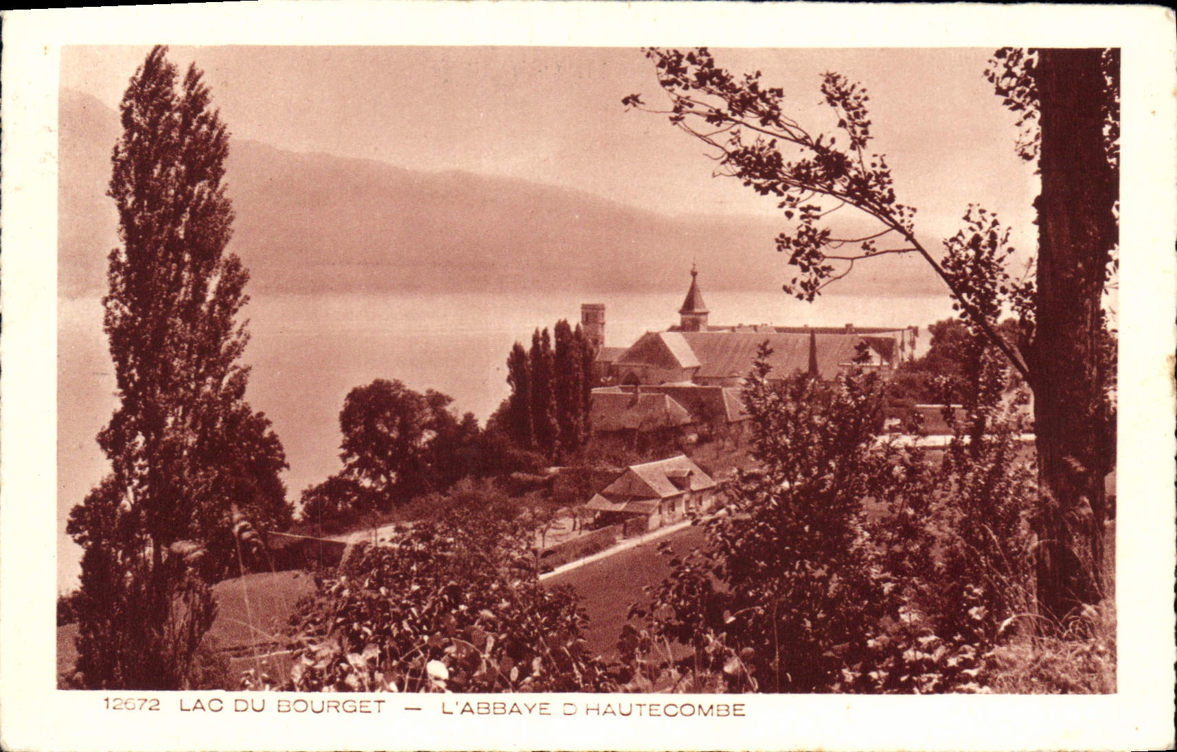 CPA Lac du Bourget L'Abbaye Hautecombe 
