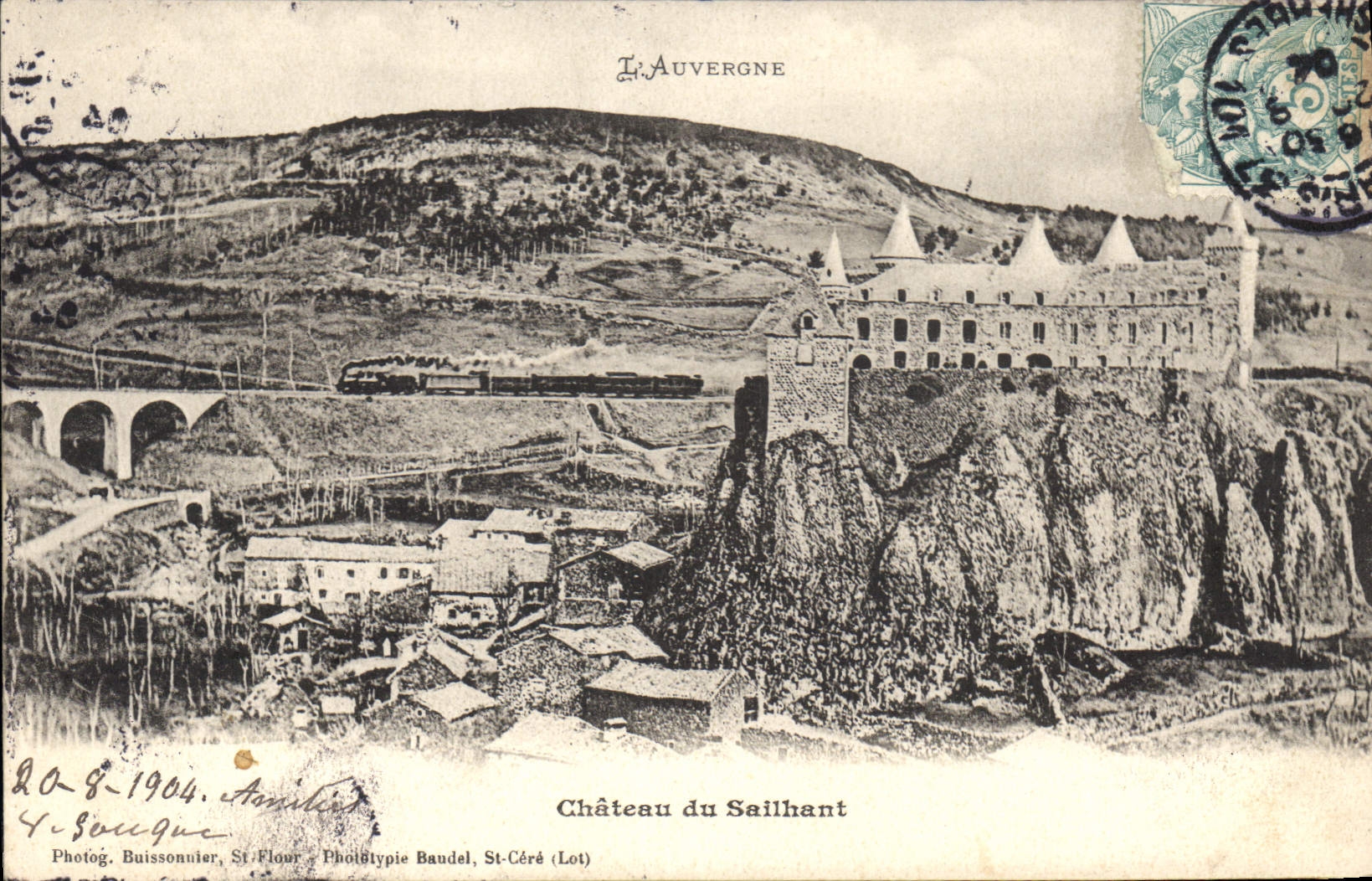 CPA L'Auvergne Chateau du Sailhant