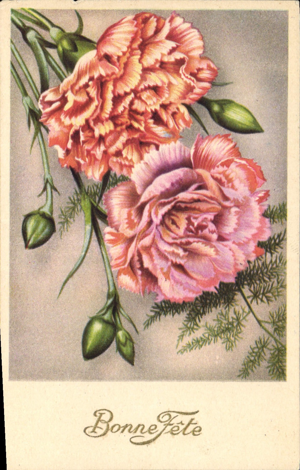 CPA Bonne Fete Fleurs
