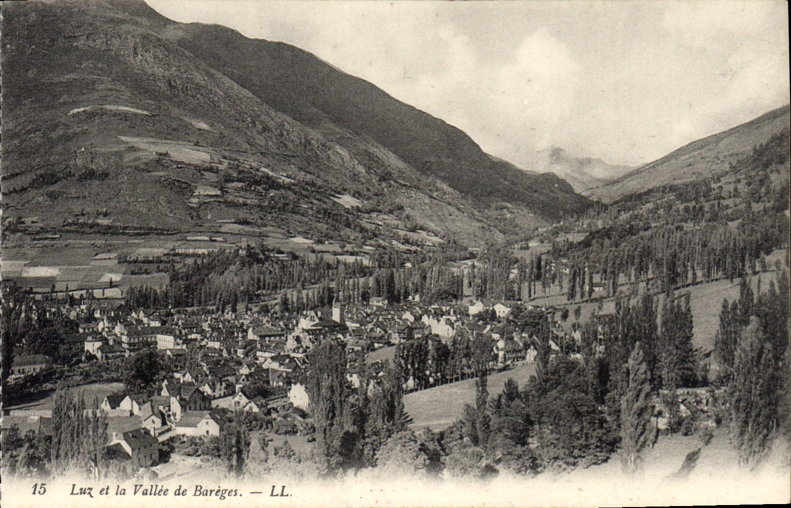 CPA Luz et la Valle de Bareges