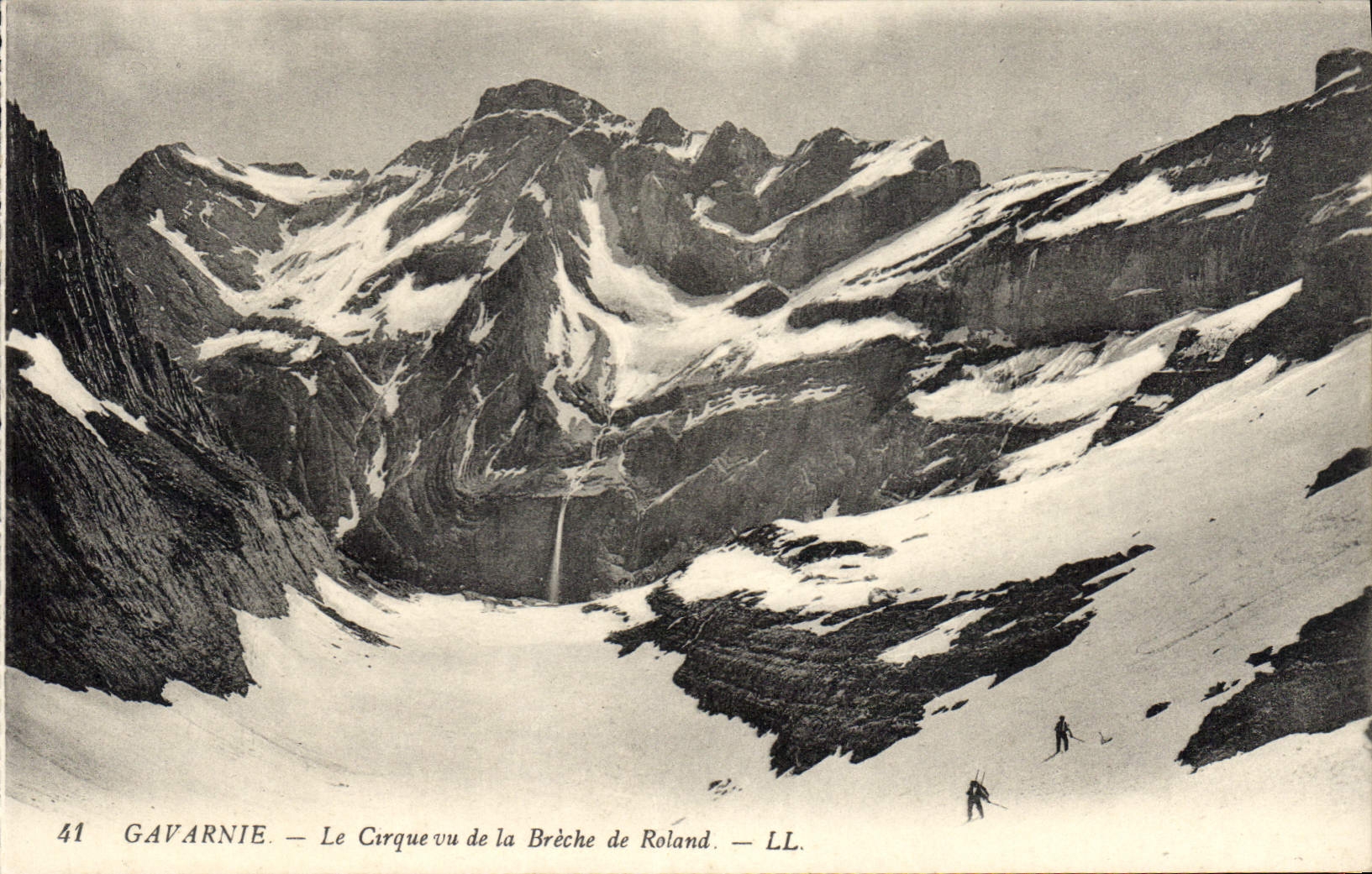 CPA Gavarnie Le Cirque vu de la Breche de Roland 