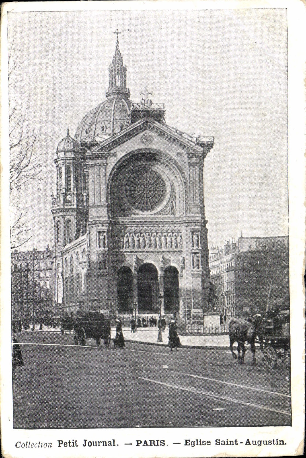CPA Paris Eglise Saint Augustin 