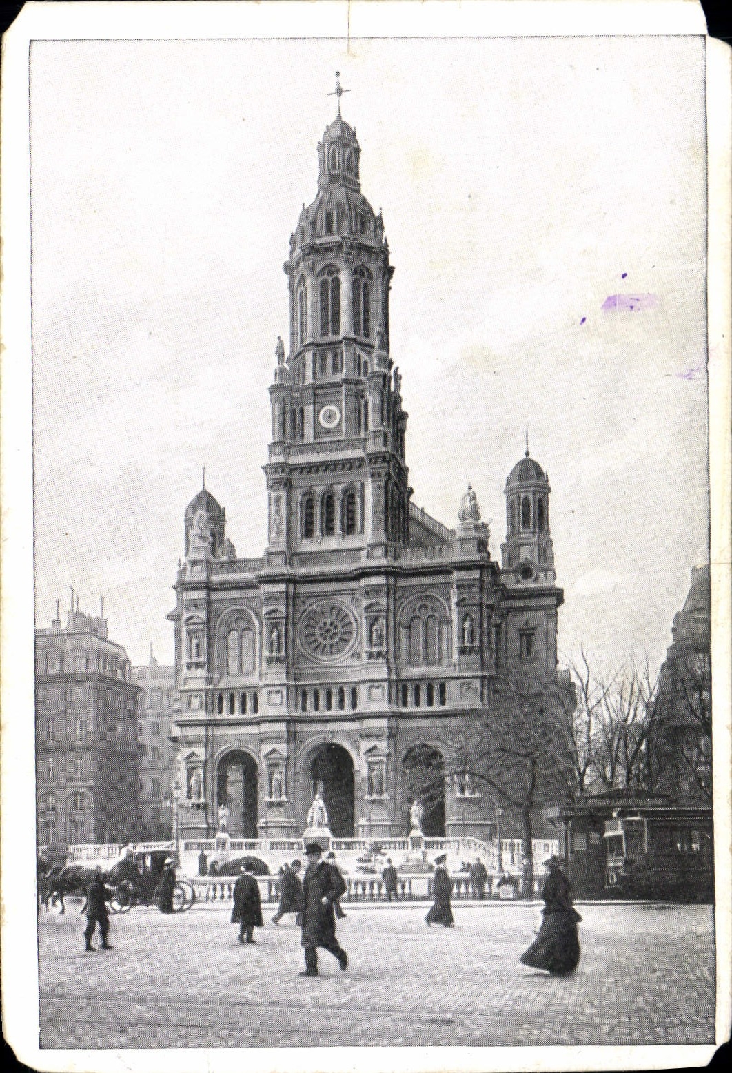 CPA Paris L'Eglise de la Trinite 