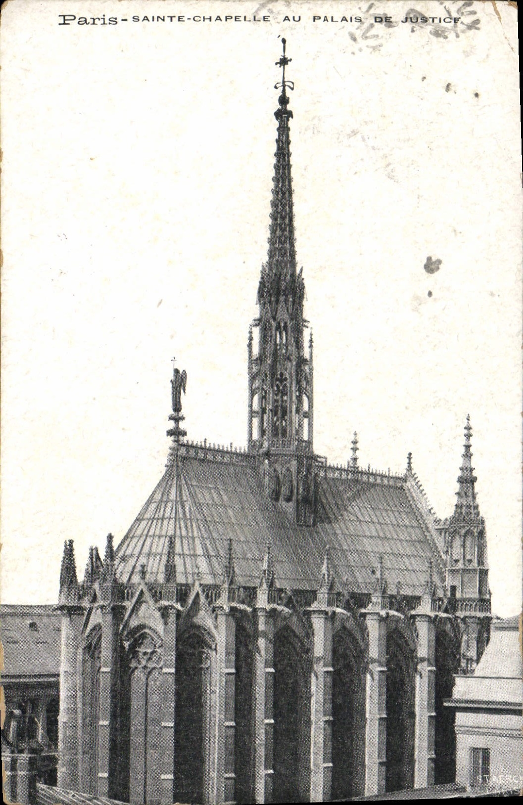 CPA Paris Sainte Chapelle au Palais de Justice 