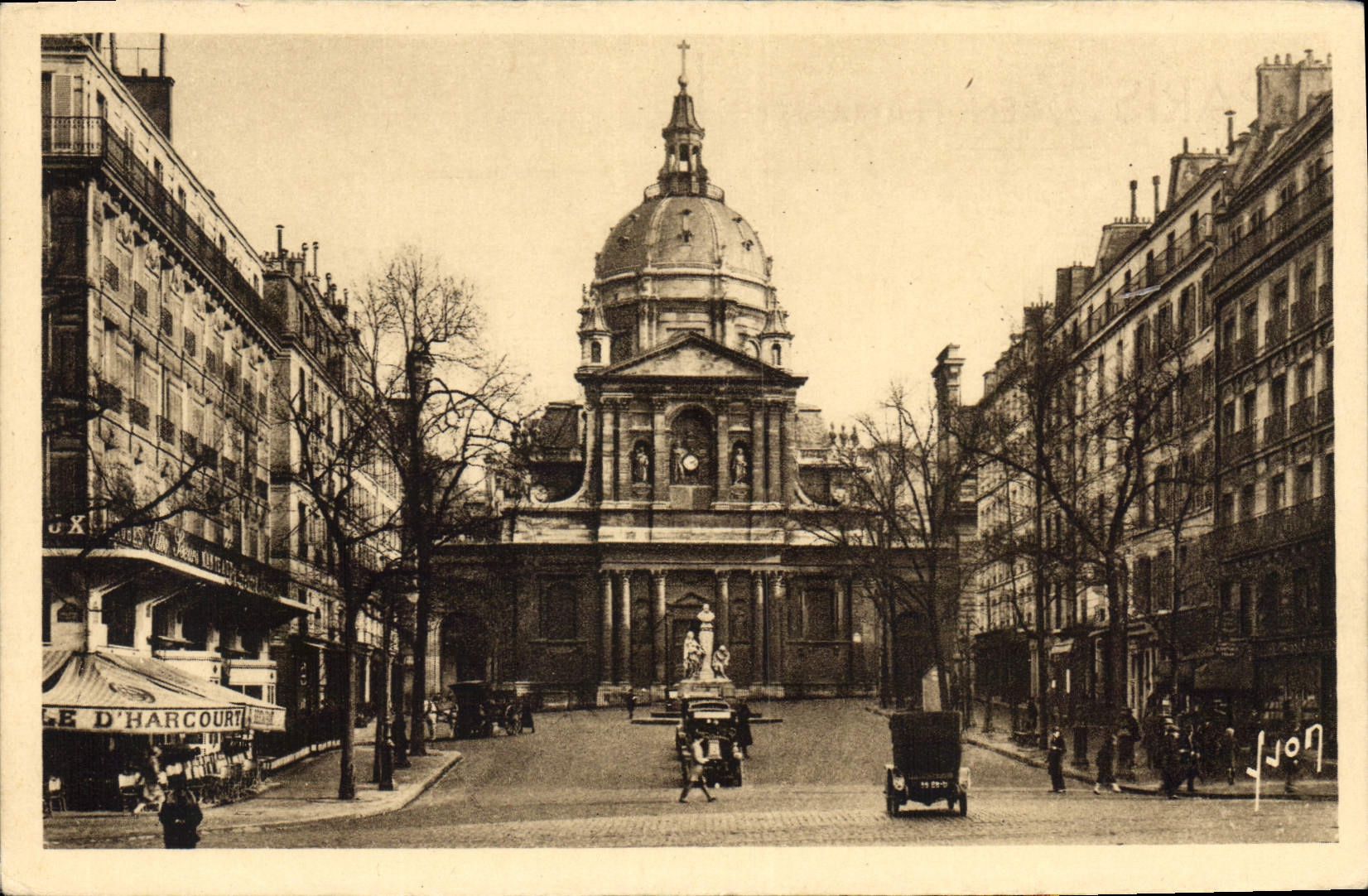 CPA Paris Facade de l'Eglise de la Sorbonne 