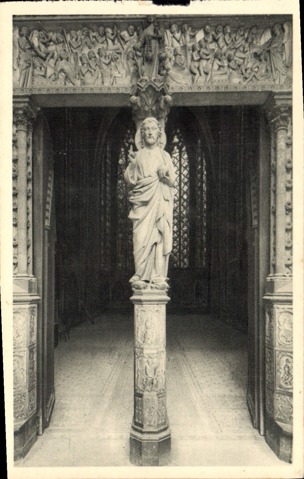 CPA Paris La Sainte Chapelle Portain de la Chapelle haute