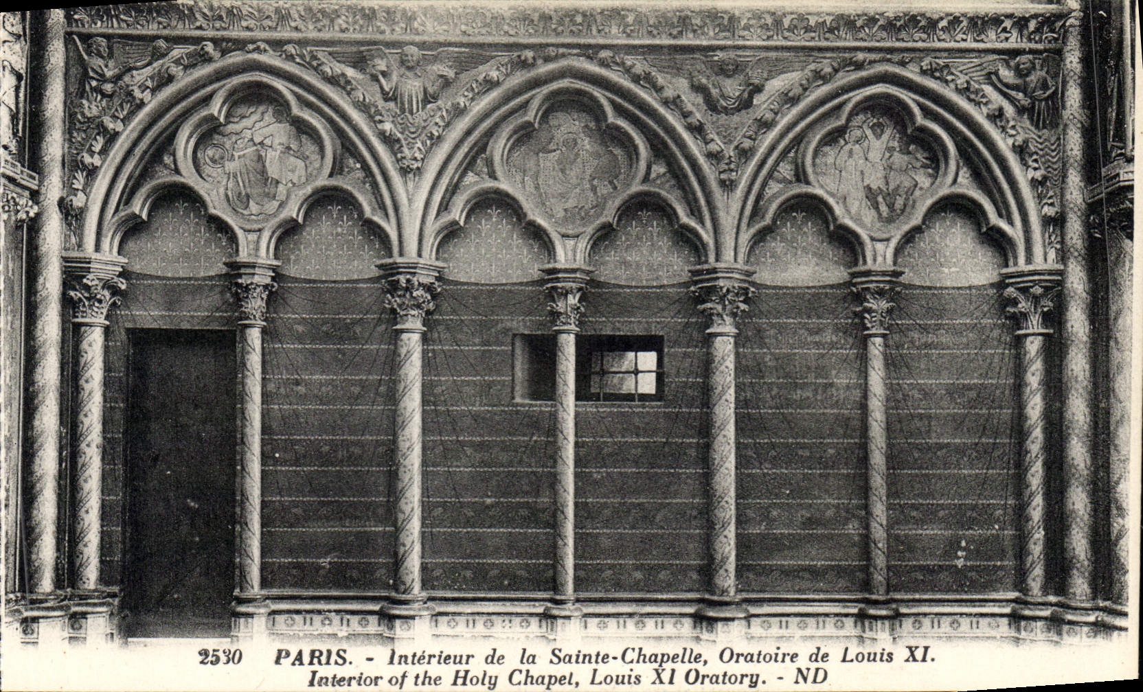 CPA Paris Interieur de la Sainte Chapelle Oratoire de Louis XI 