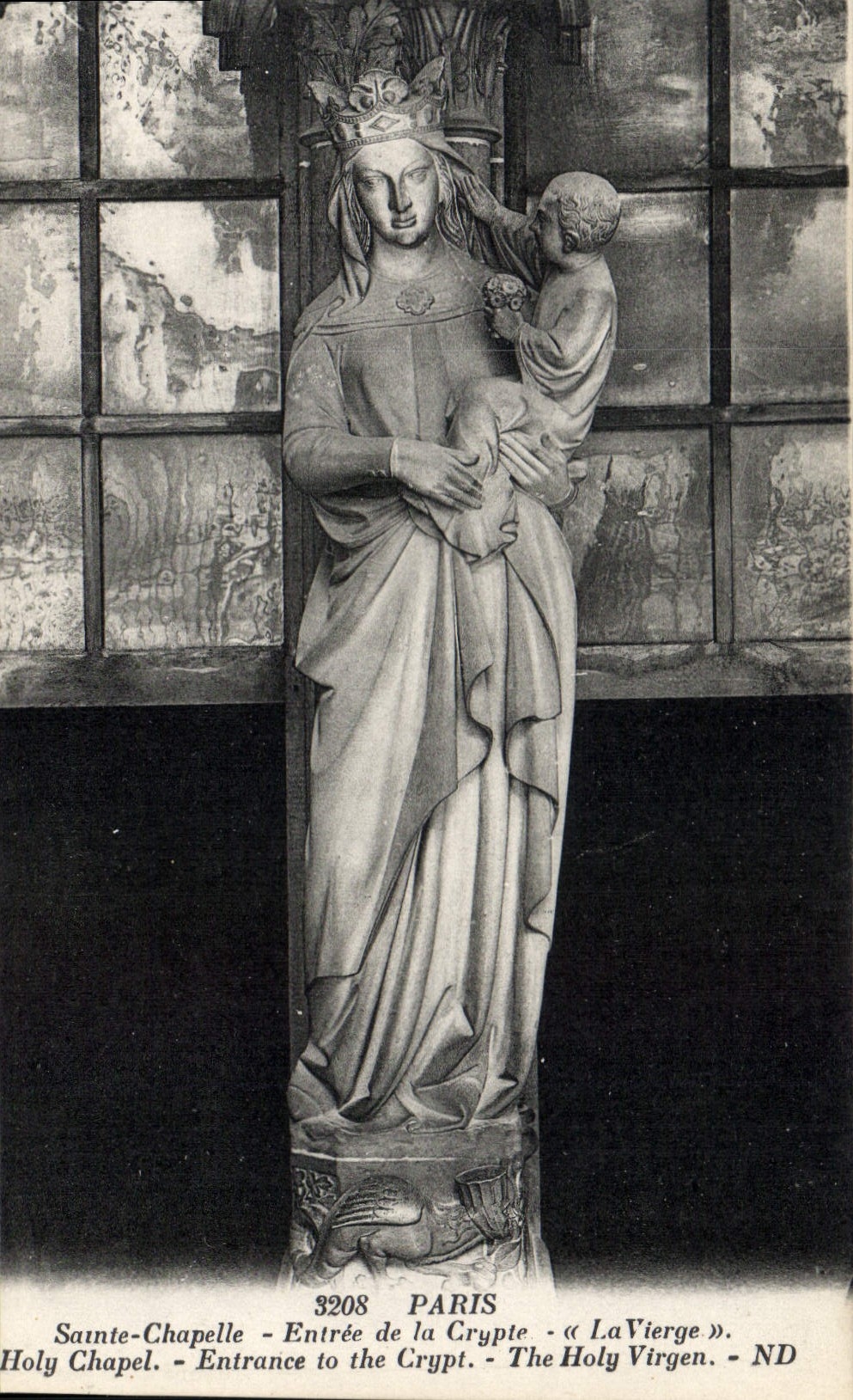 CPA Paris Sainte Chapelle Entree de la Crypte 