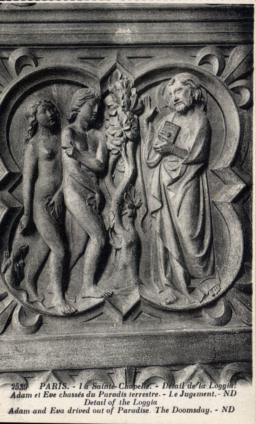 CPA Paris La Sainte Chapelle Detail de la Loggia 