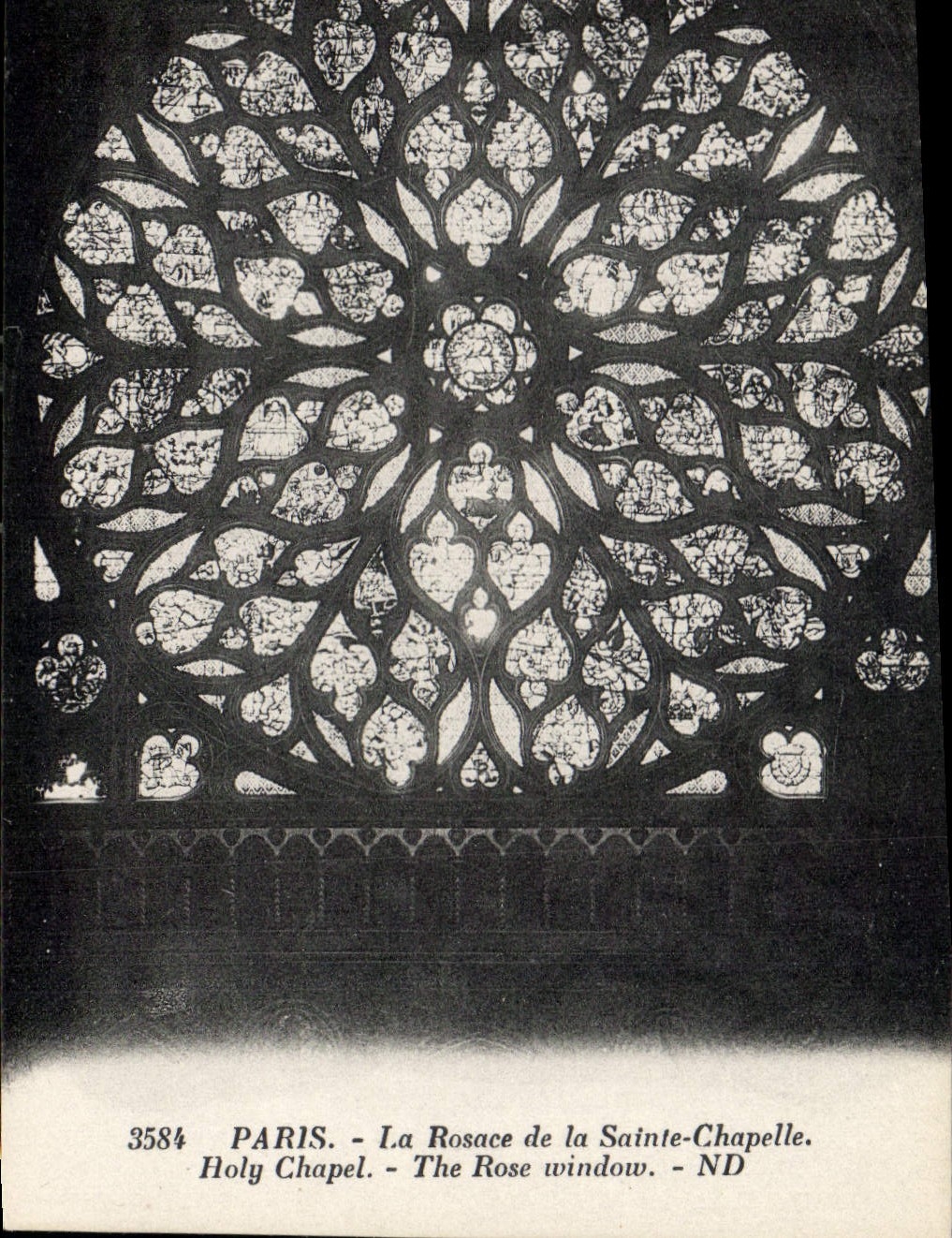 CPA Paris La Rosace de la Sainte Chapelle 