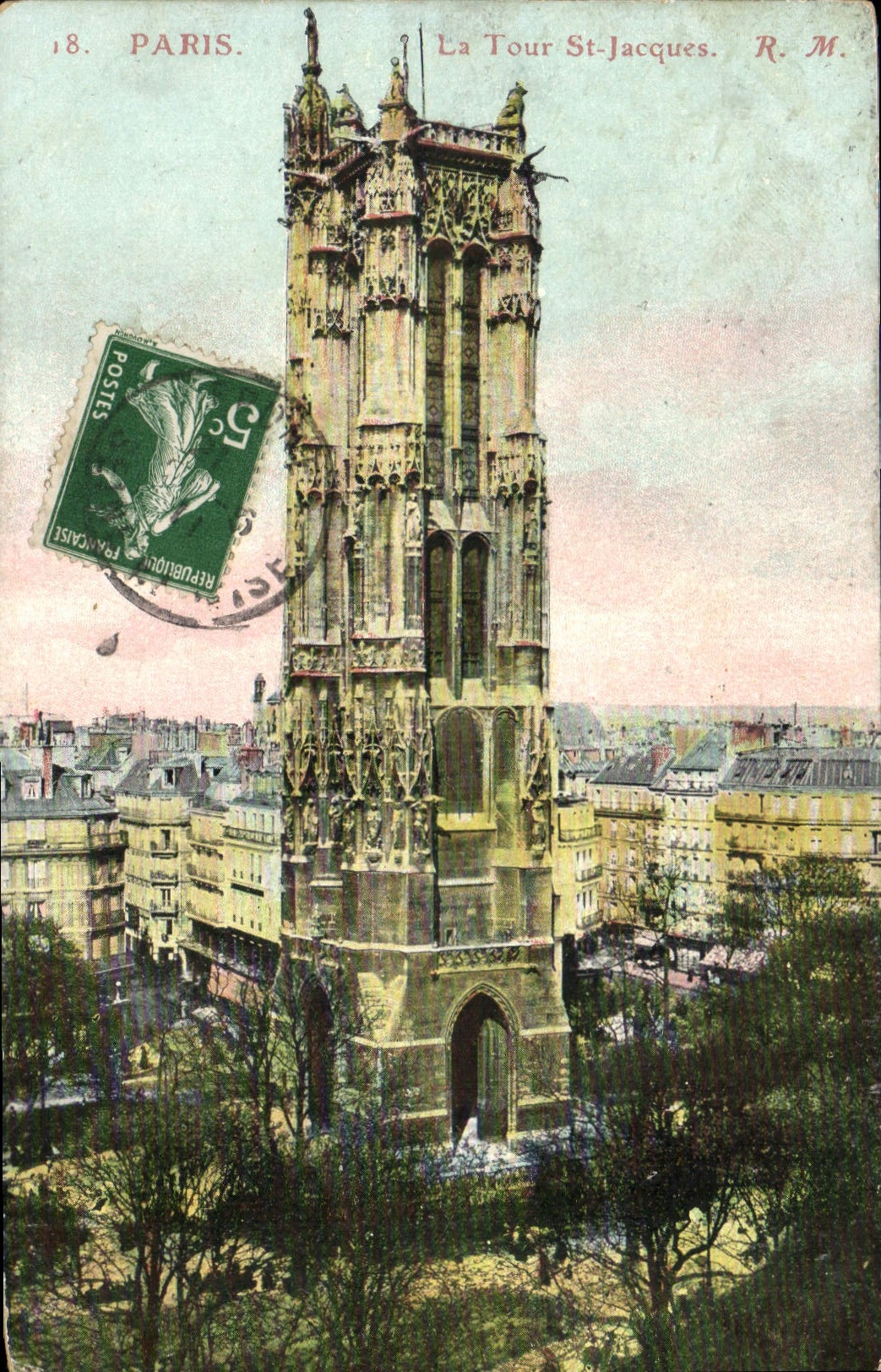 CPA Paris La Tour St Jacques 