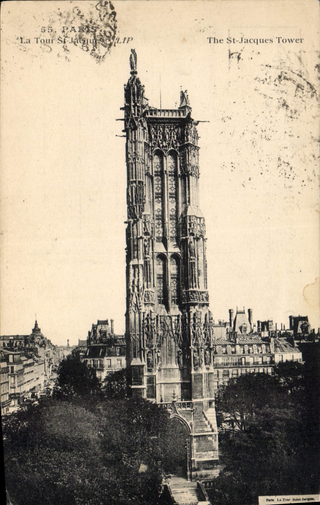 CPA Paris La Tour St Jacques 