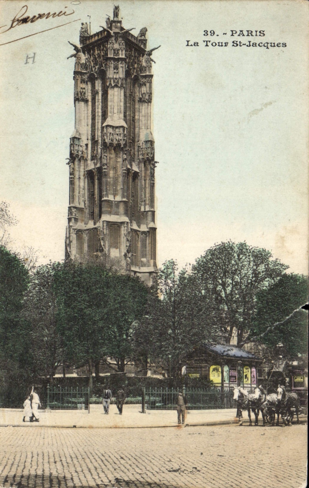 CPA Paris La Tour St Jacques 