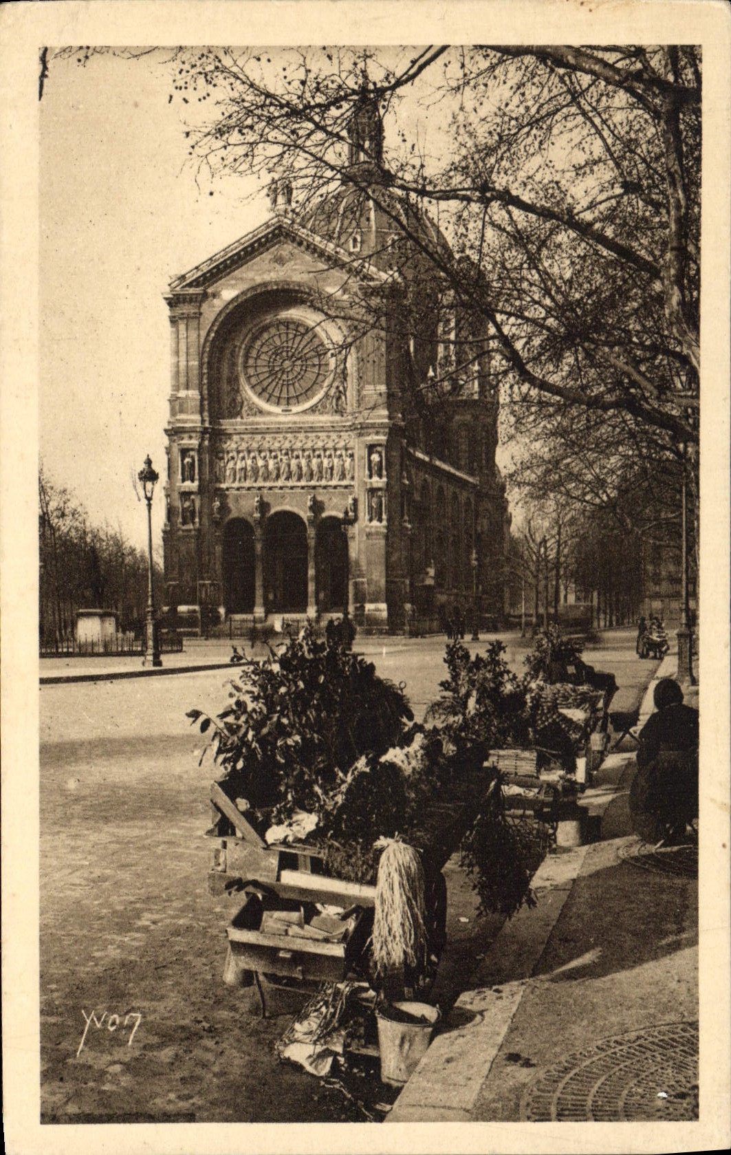 CPA Paris L'Eglise Saint Augustin 