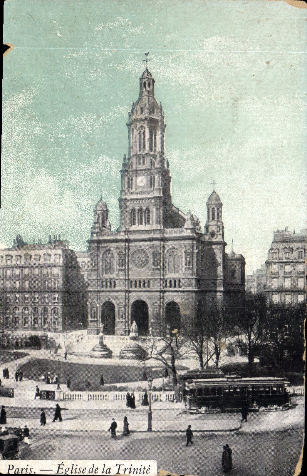 CPA Paris Eglise de la Trinite 