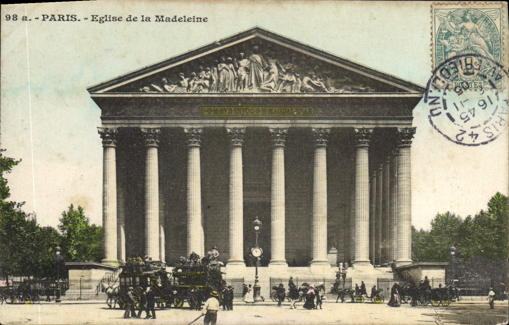 CPA Paris Eglise de la Madeleine 