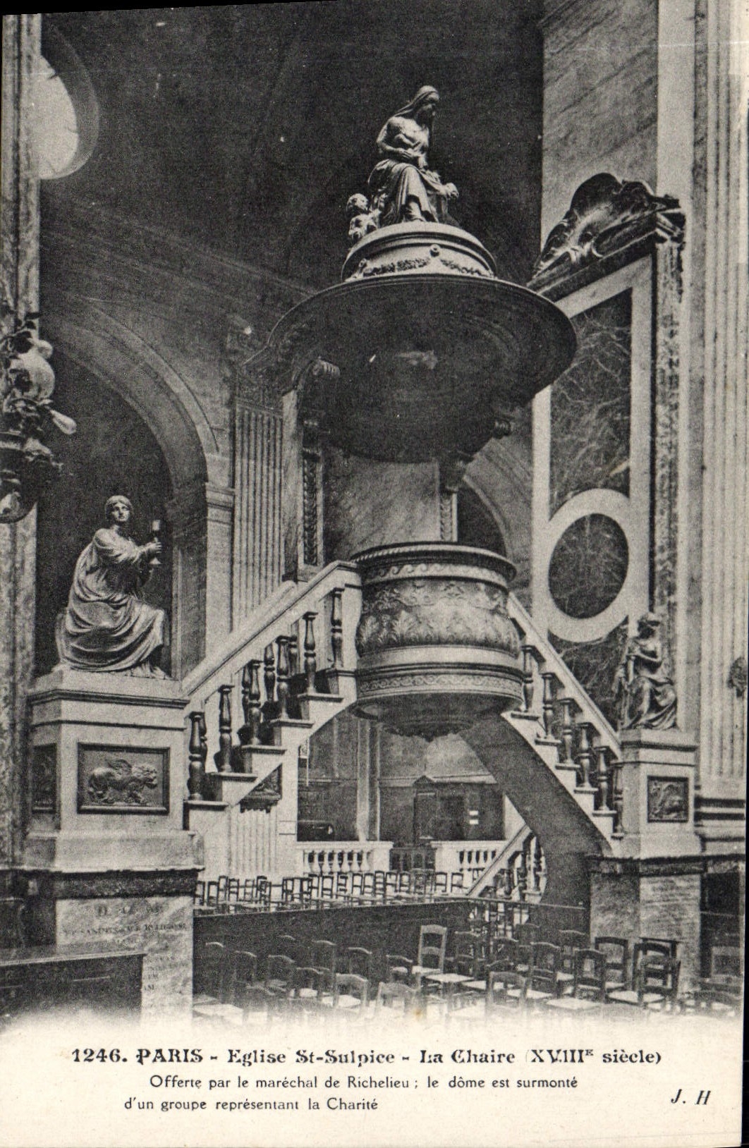 CPA Paris Eglise St Sulpice 