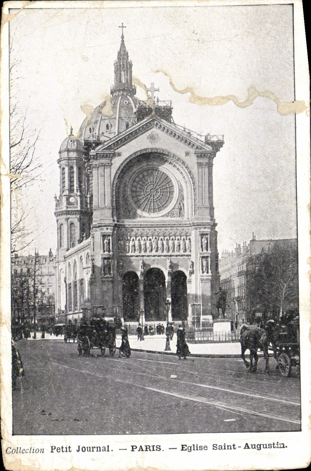 CPA Paris Eglise Saint Augustin 