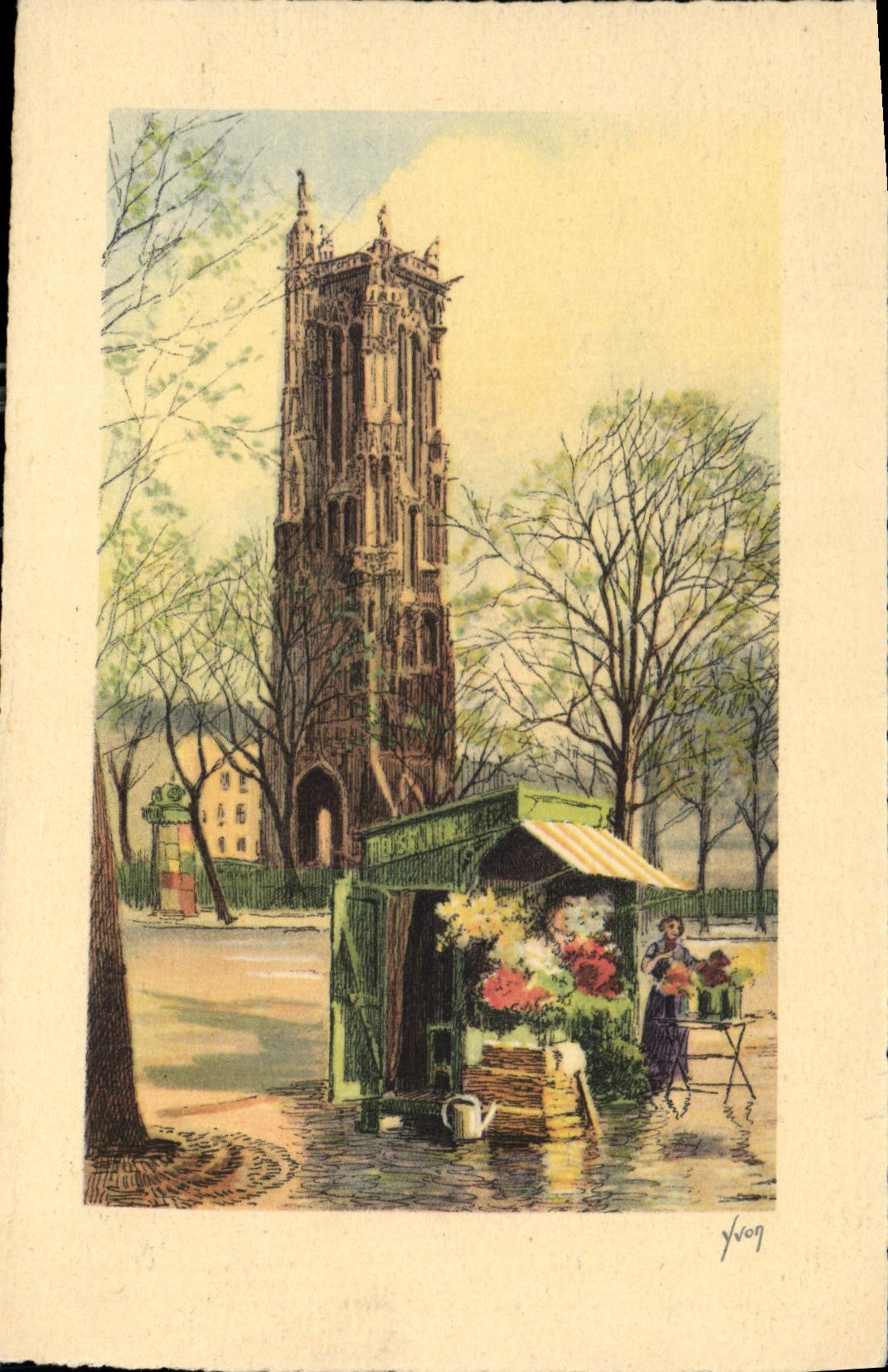 CPA Paris La Tour Saint Jacques 