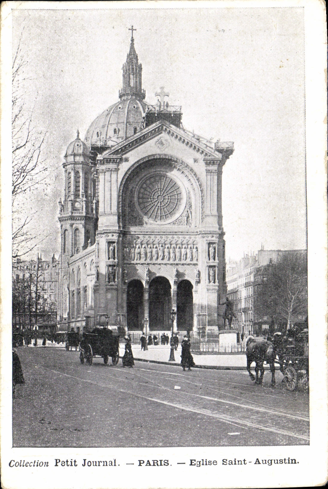CPA Paris Eglise Saint Augustin 