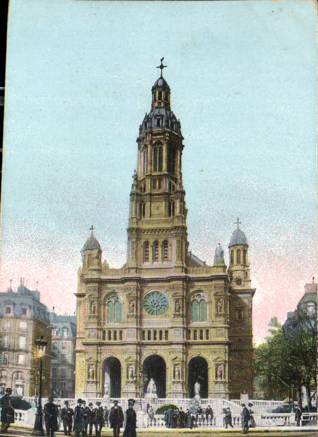 CPA Paris Eglise de la Trinite 
