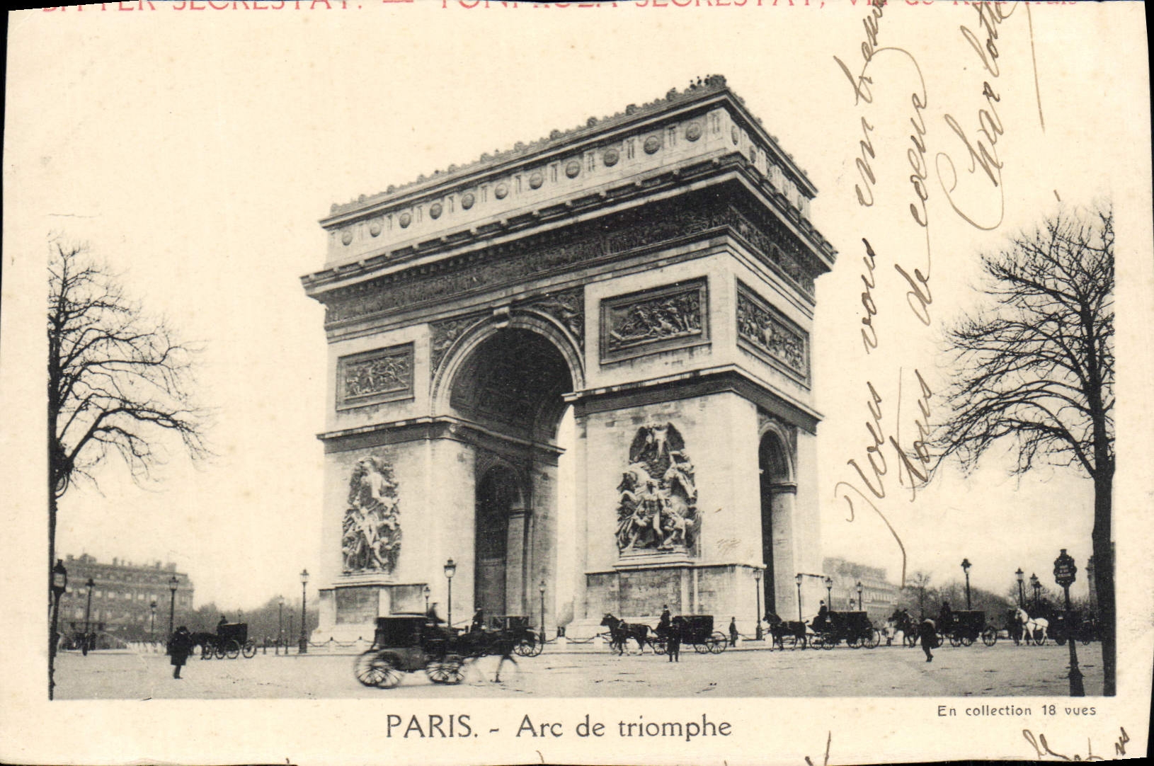 CPA Paris Arc de Triomphe 