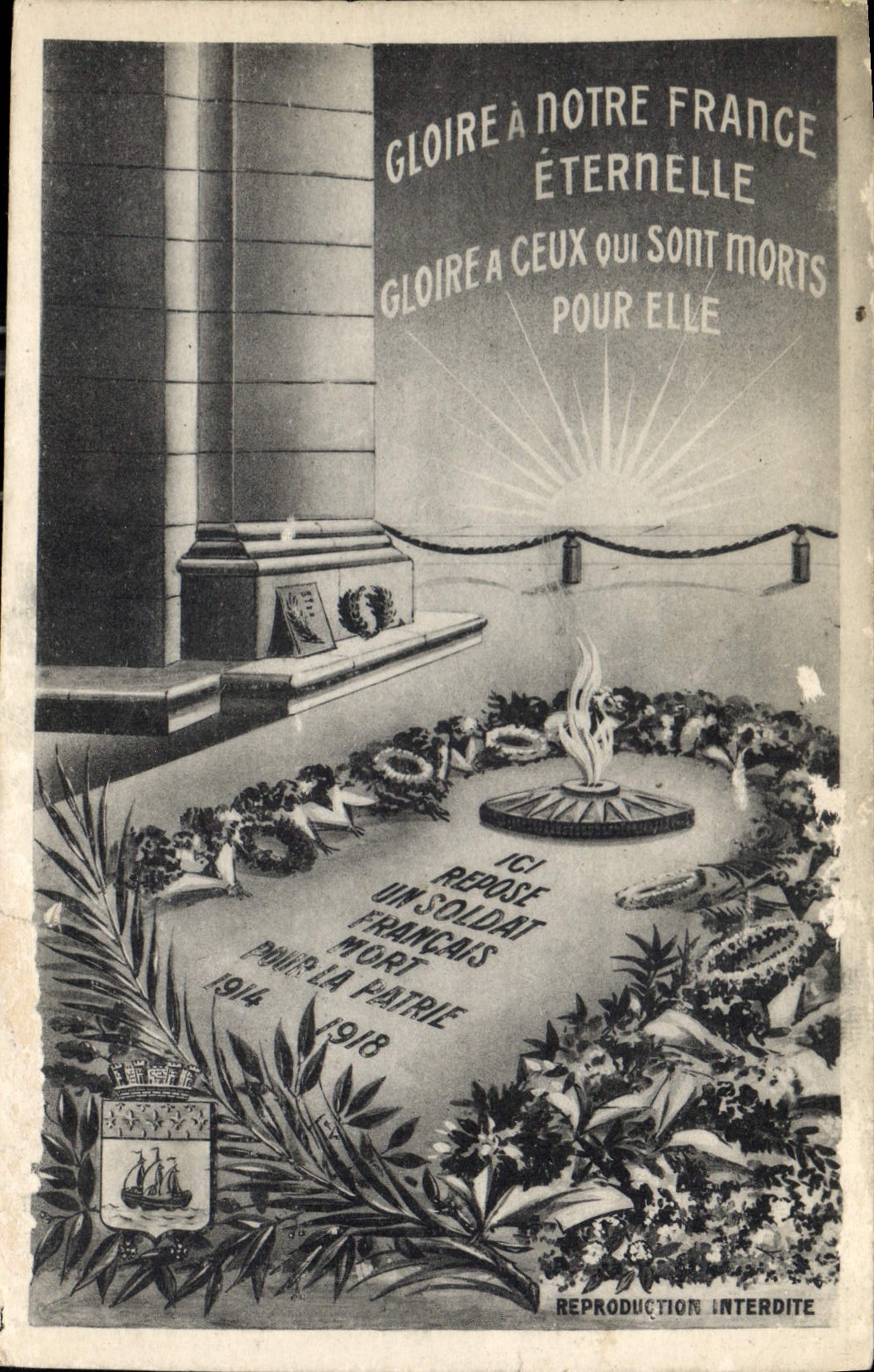 CPA Paris Arc de Triomphe 