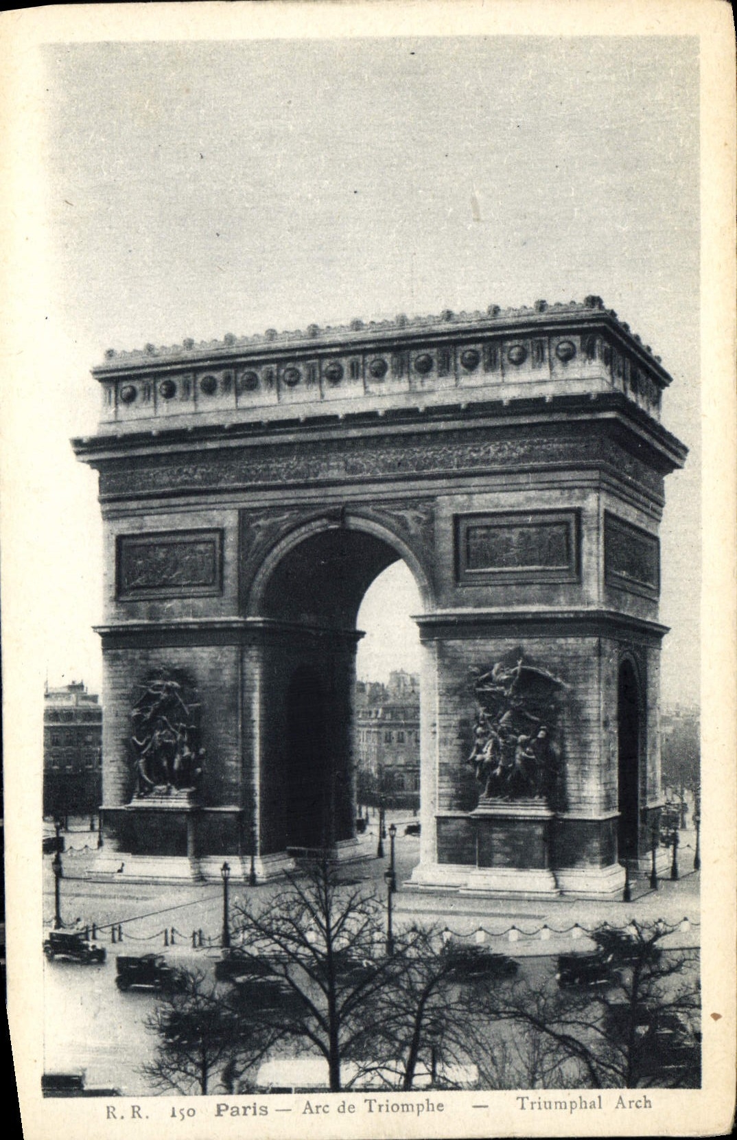 CPA Paris Arc de Triomphe 