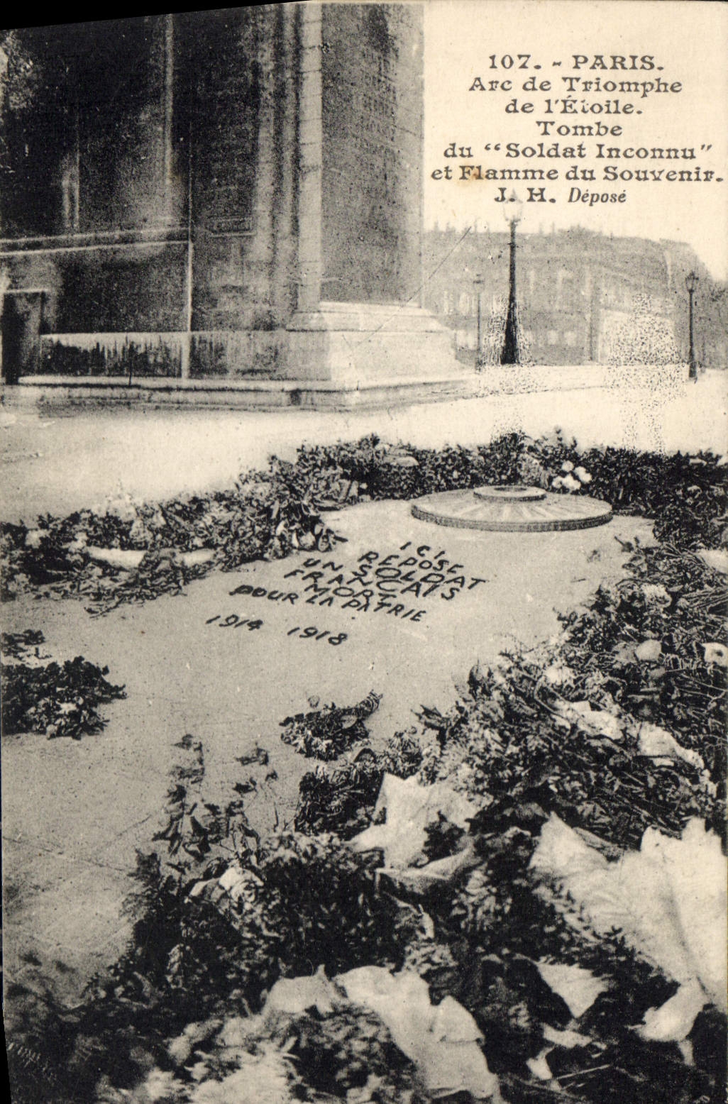 CPA Paris Arc de Triomphde de l'Etoile 