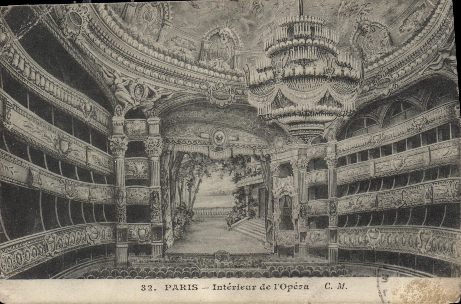 CPA Paris Interieur de l'Opera 