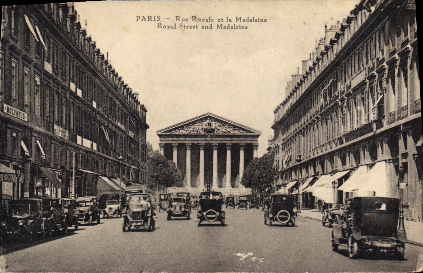 CPA Paris Rue Royale et la Madeleine 